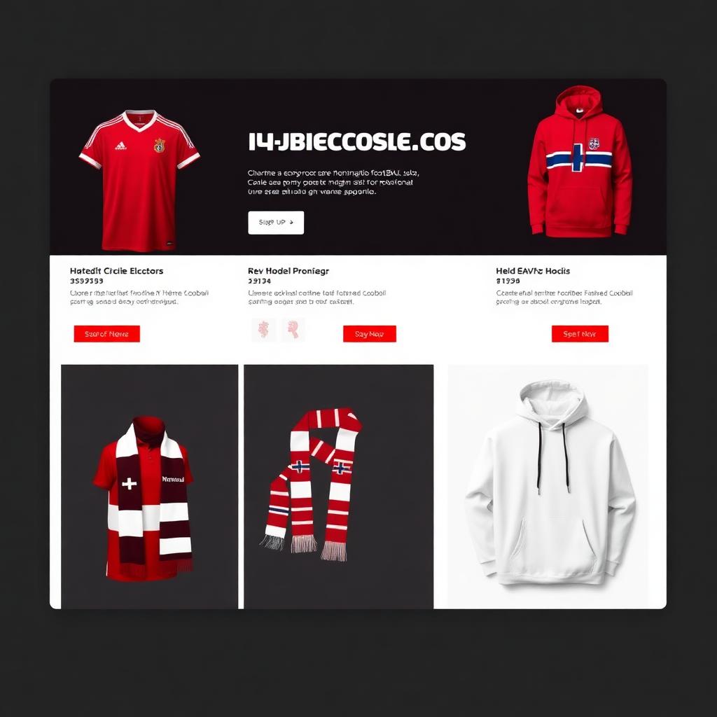Fotballklubb nettbutikk