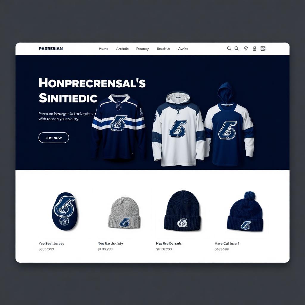 Ishockeyklubb nettbutikk